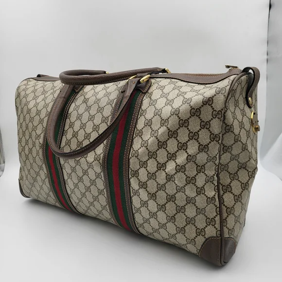 Gucci Sherry Line Boston 50 Travel Bag Weekender..Authentic.. - Picture 1 of 16